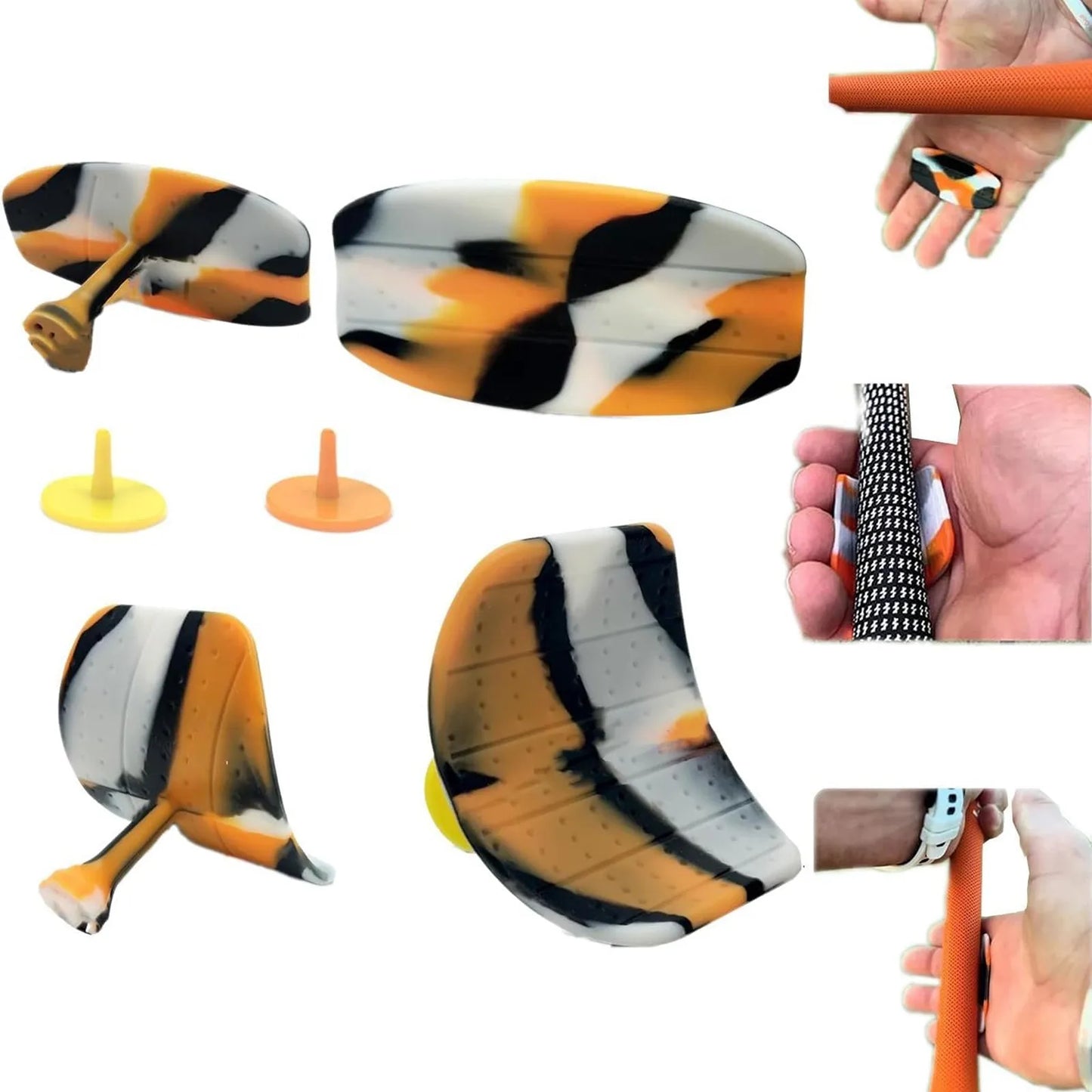 New T-Grip Golf Grip Trainer Anti-Slip Reduced Grip Pressure Golf Grip Calibrator Golf Club Grip Pad Golf Accessories